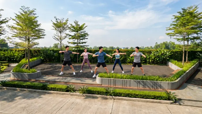 Fasilitas Community Park di Grand Almas